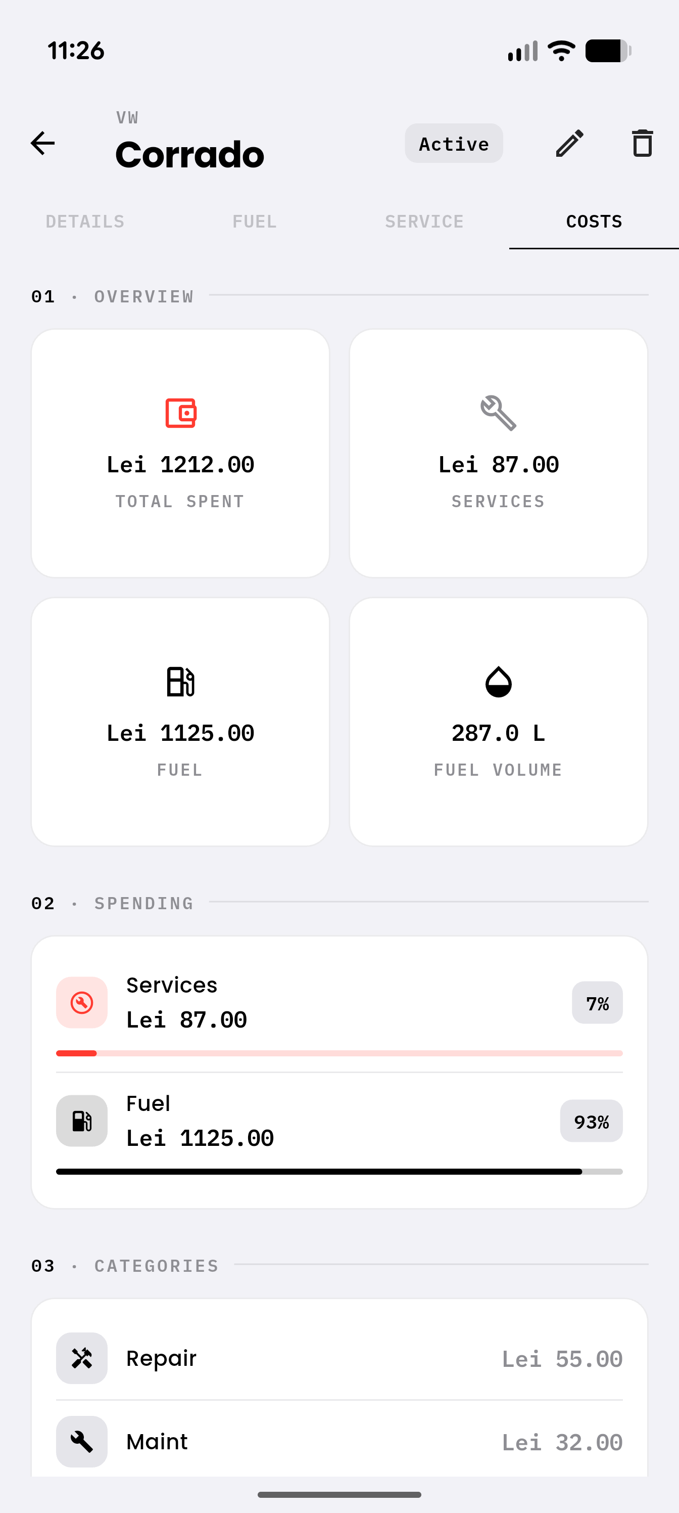 Data backup screenshot